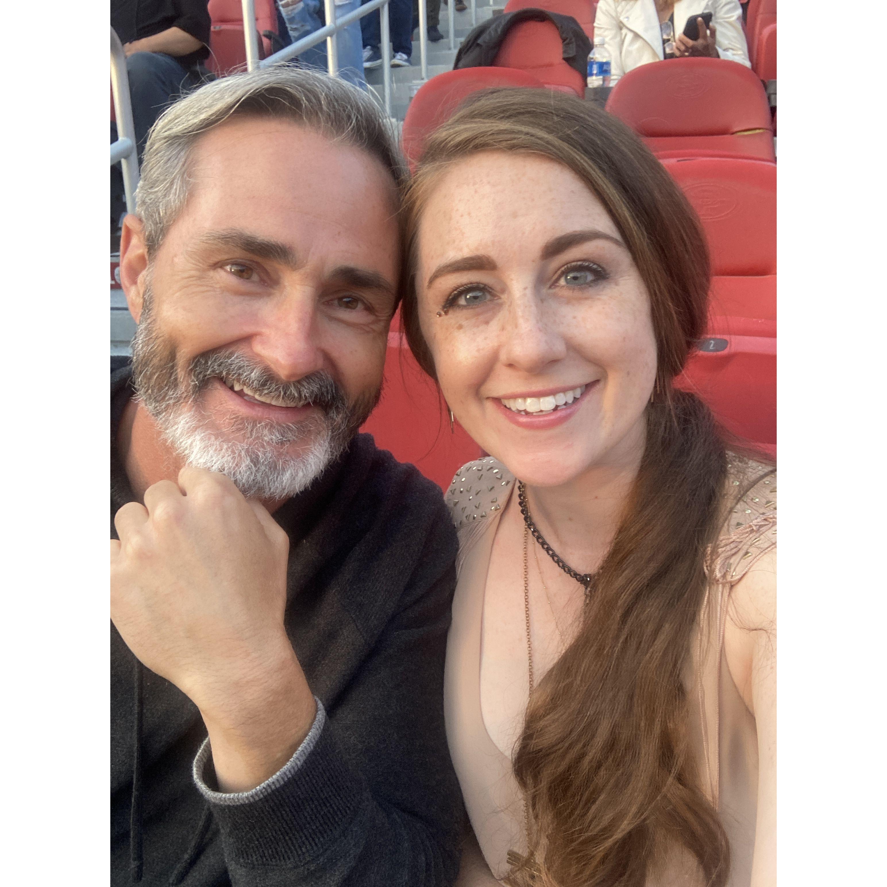 Finally made it to a Red Hot Chili Peppers Concert (Robert's fav)