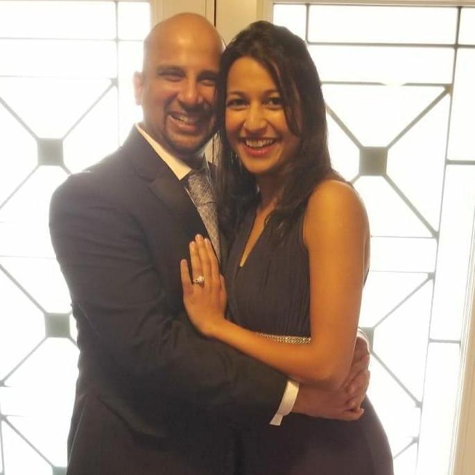 Enjoying our engagement!
