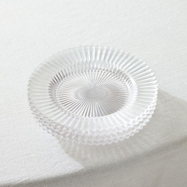 Archie Dinnerware Set of 4 Salad Plate Clear
