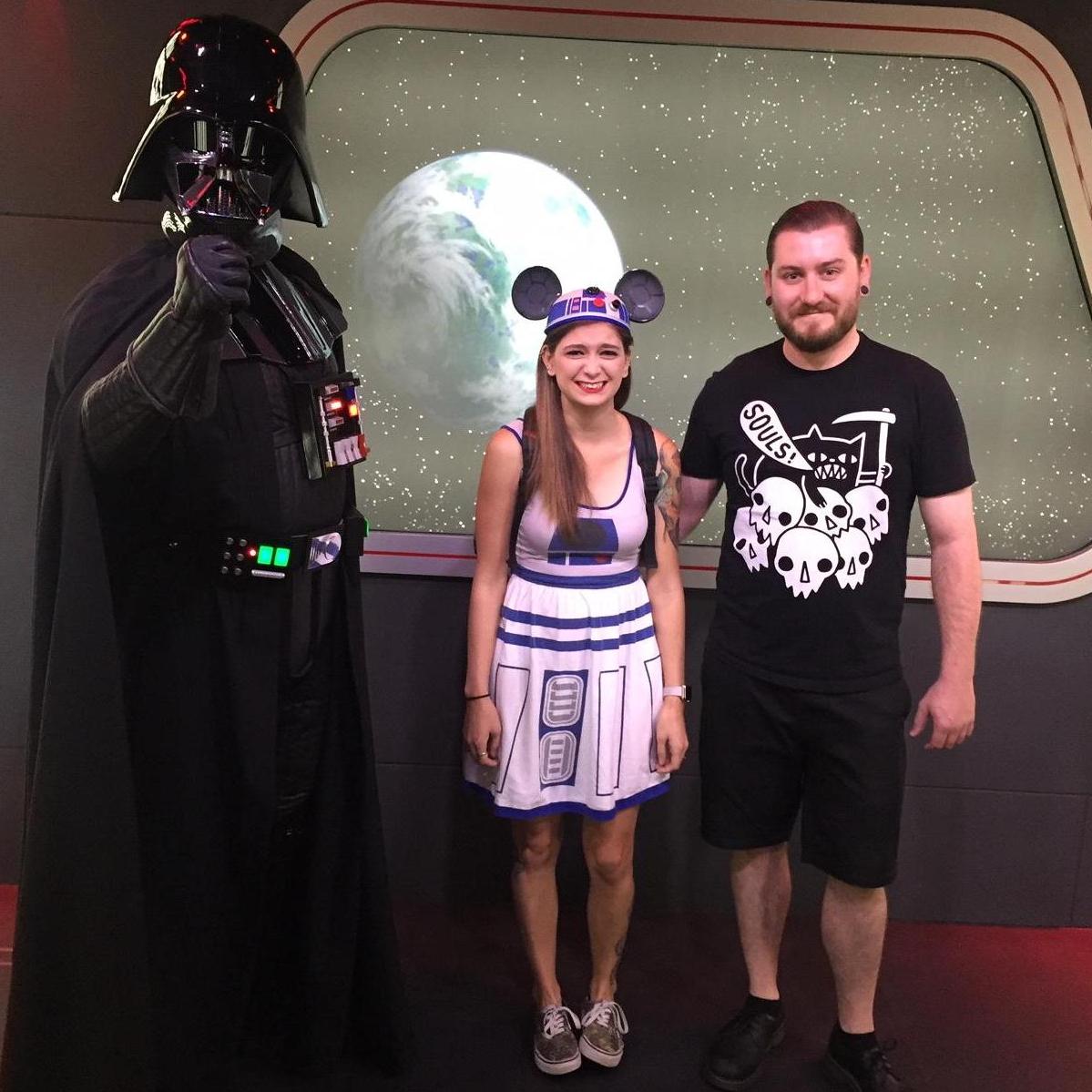 The droid was very afraid of Darth Vader.
