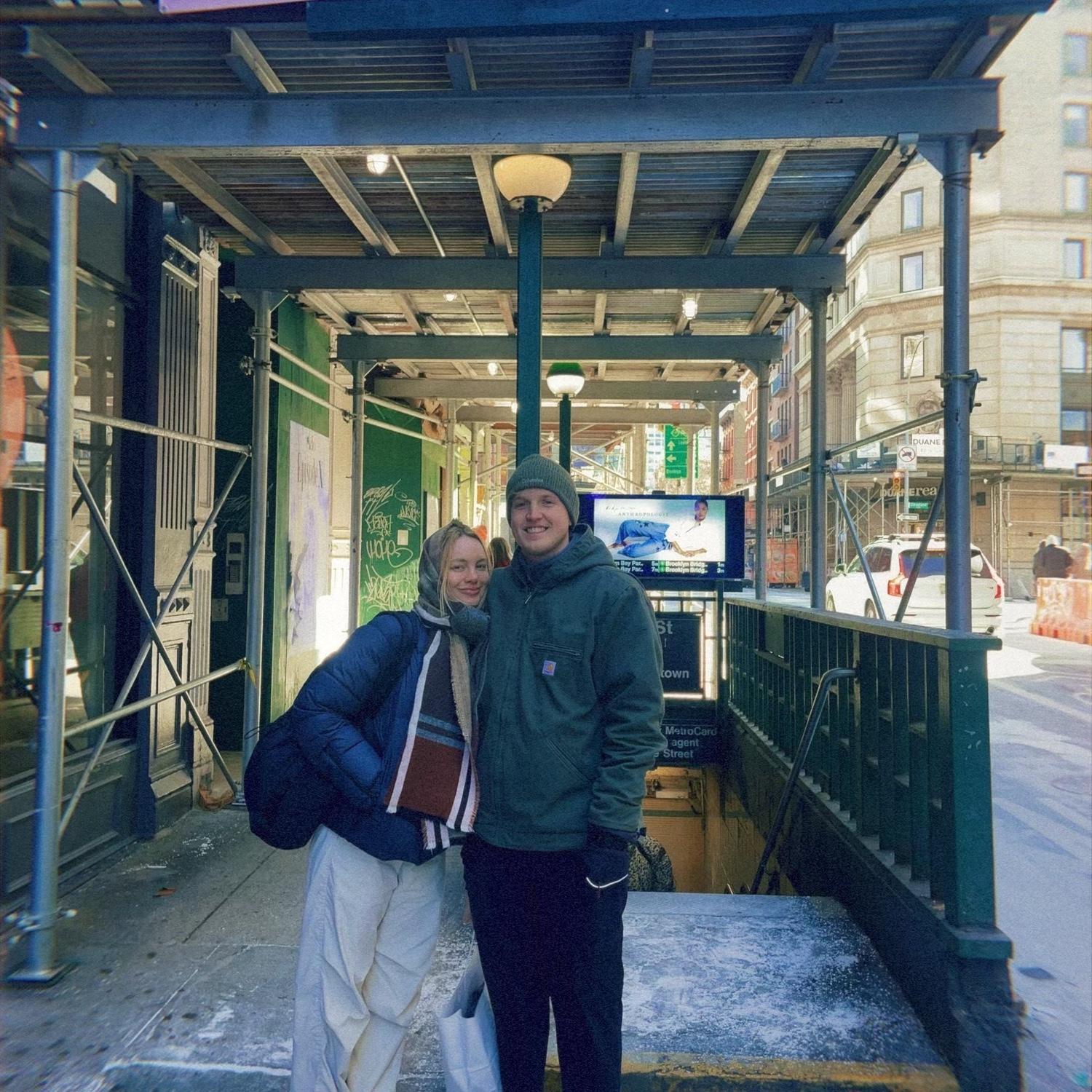 They travel with friends and family- here in NYC!