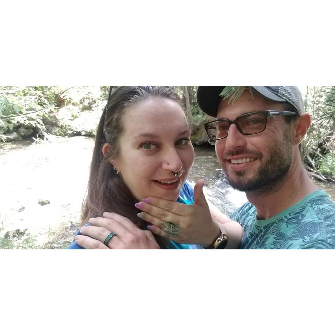 When Jonny proposed to me on the top of a mountain in Taos New Mexico