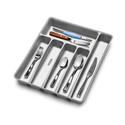 madesmart® Basic Large Silverware Tray in Grey