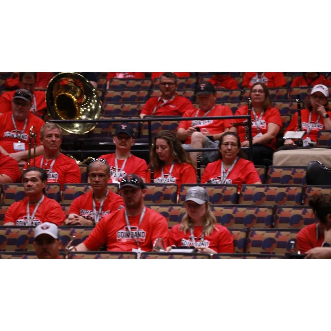 My Family indoctrinating Noah into the marching band. (he had no choice)