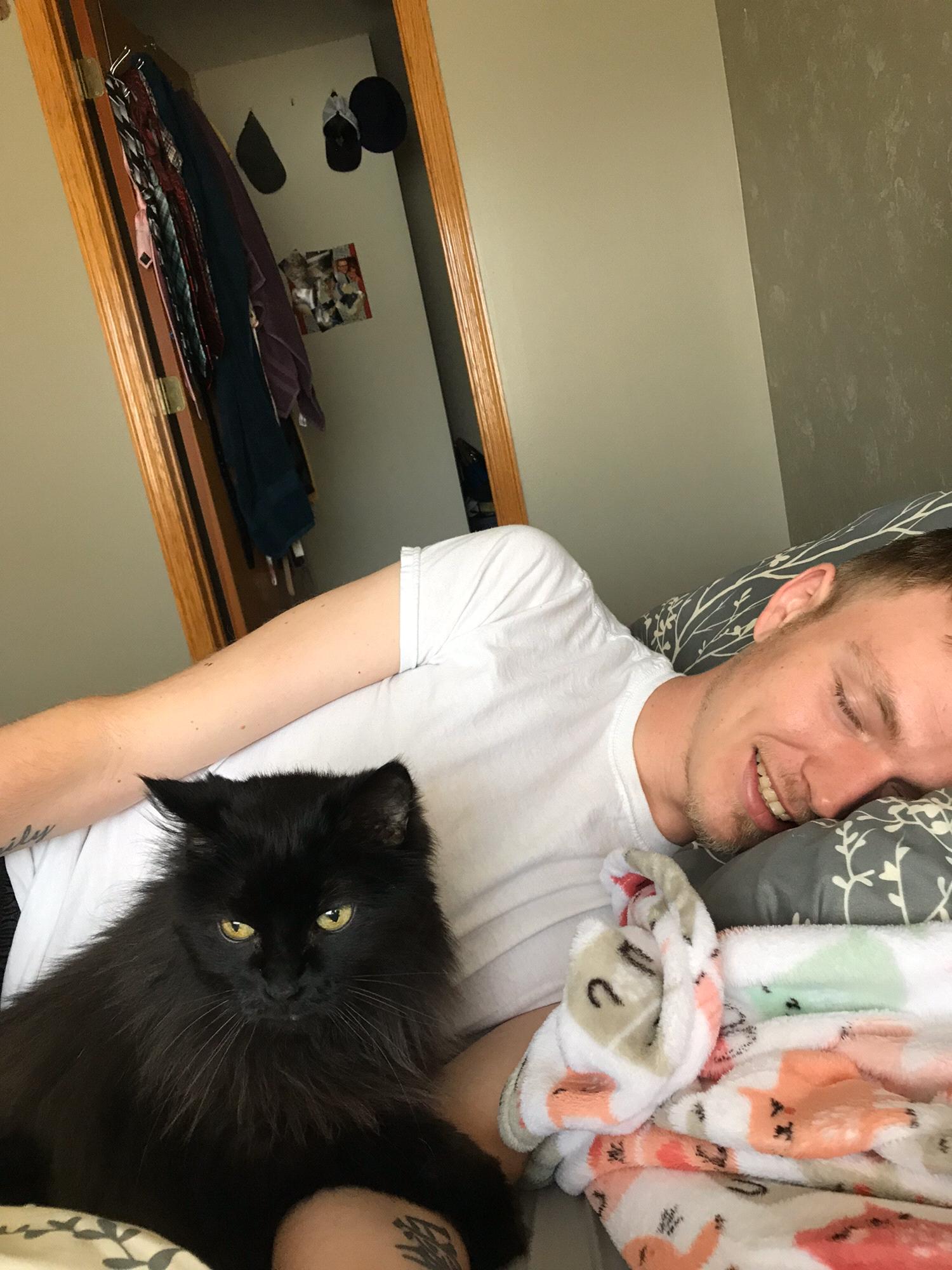 Cuddles with our Grandma Girl