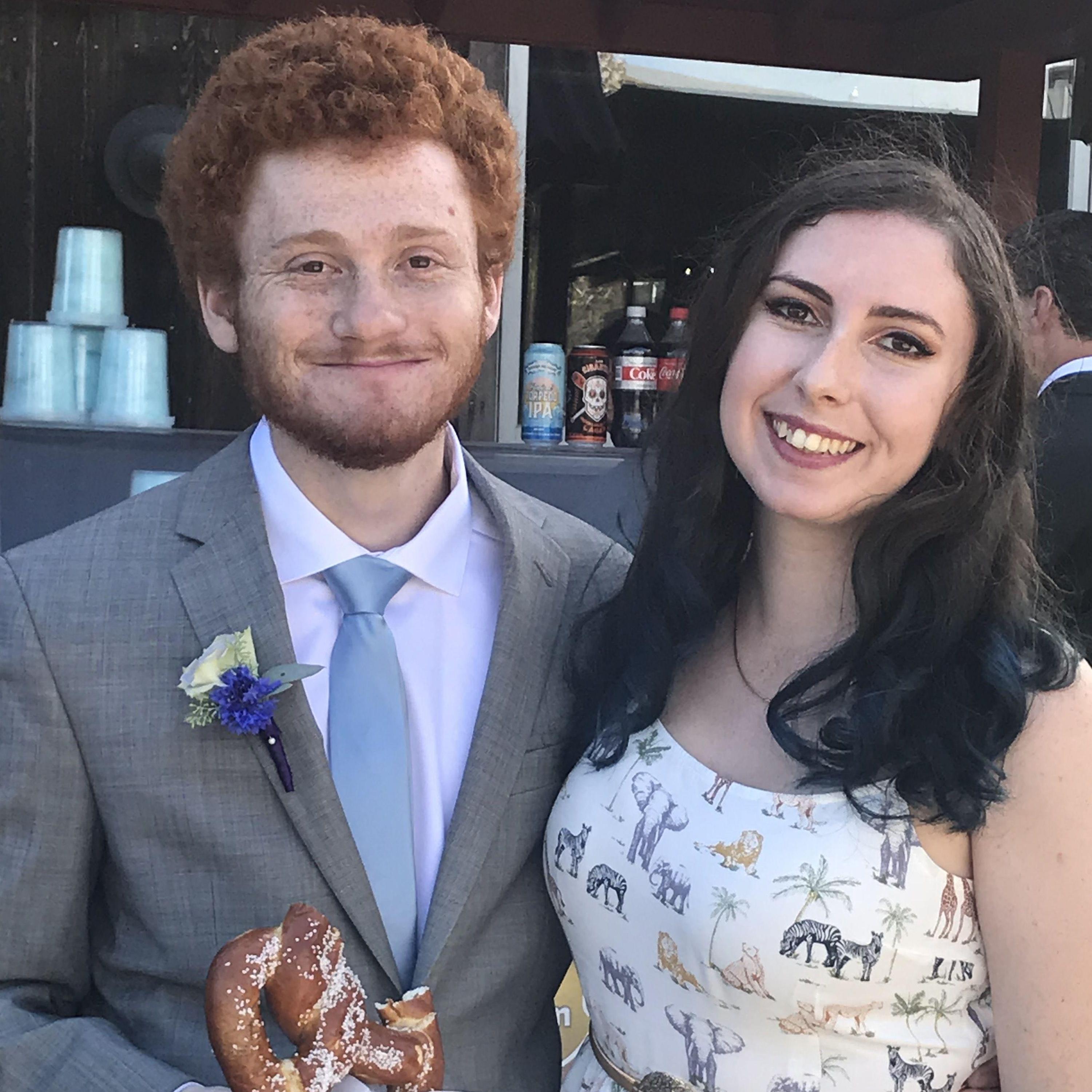 July 2018 - San Francisco Zoo, CA |
At Jess and Aaron's wedding