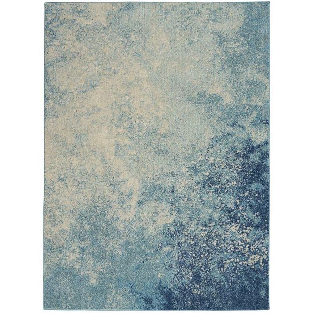Schmitz Abstract Light Blue Area Rug