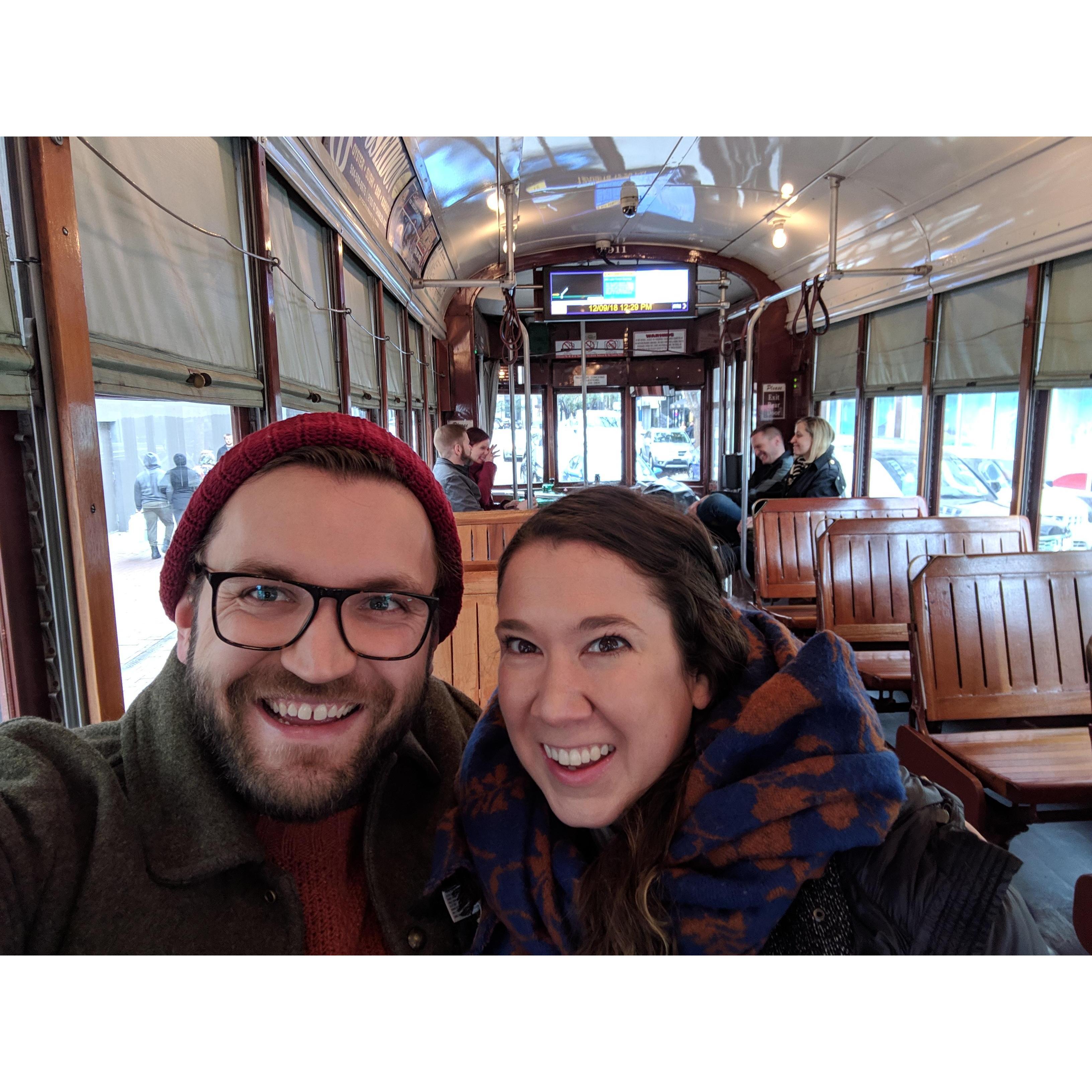 A street car ride in NOLA