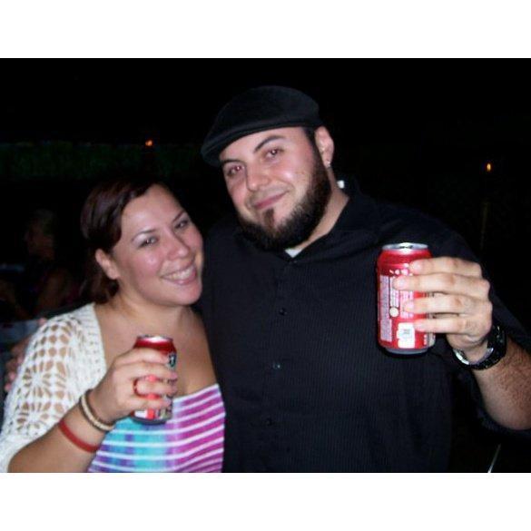 The night we first met and our first photo together