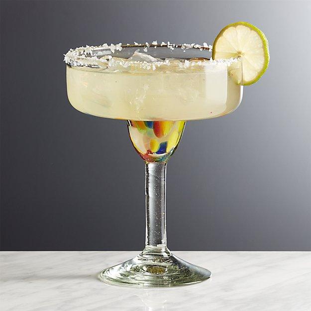 Frida 16-Ounce Colorful Margarita Glass