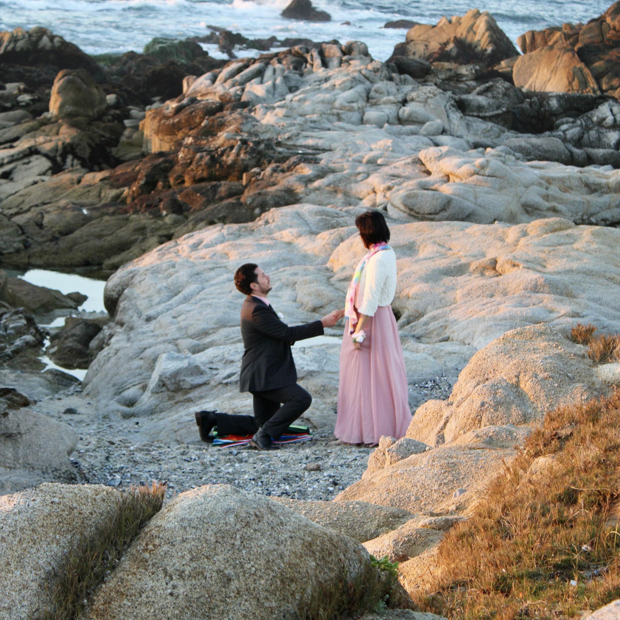 Alex proposed to Hiyo as the sun set