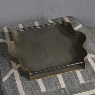York Square Galvanized Tray