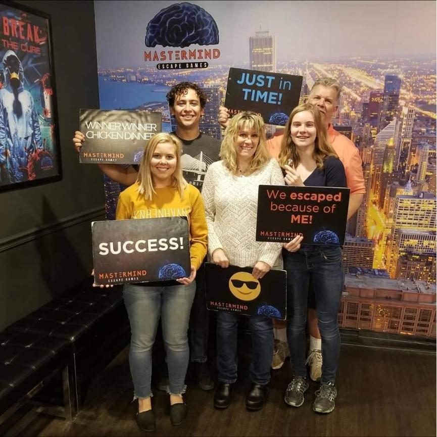 Emily's father, Ted, step-mother, Julie, and sister, Day
