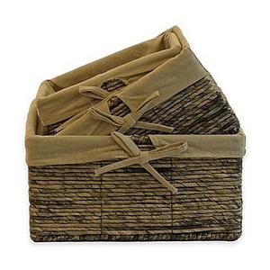 Bindmaize Baskets in Grey (Set of 3)