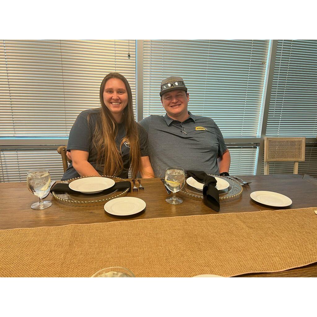 First food tasting for the wedding!