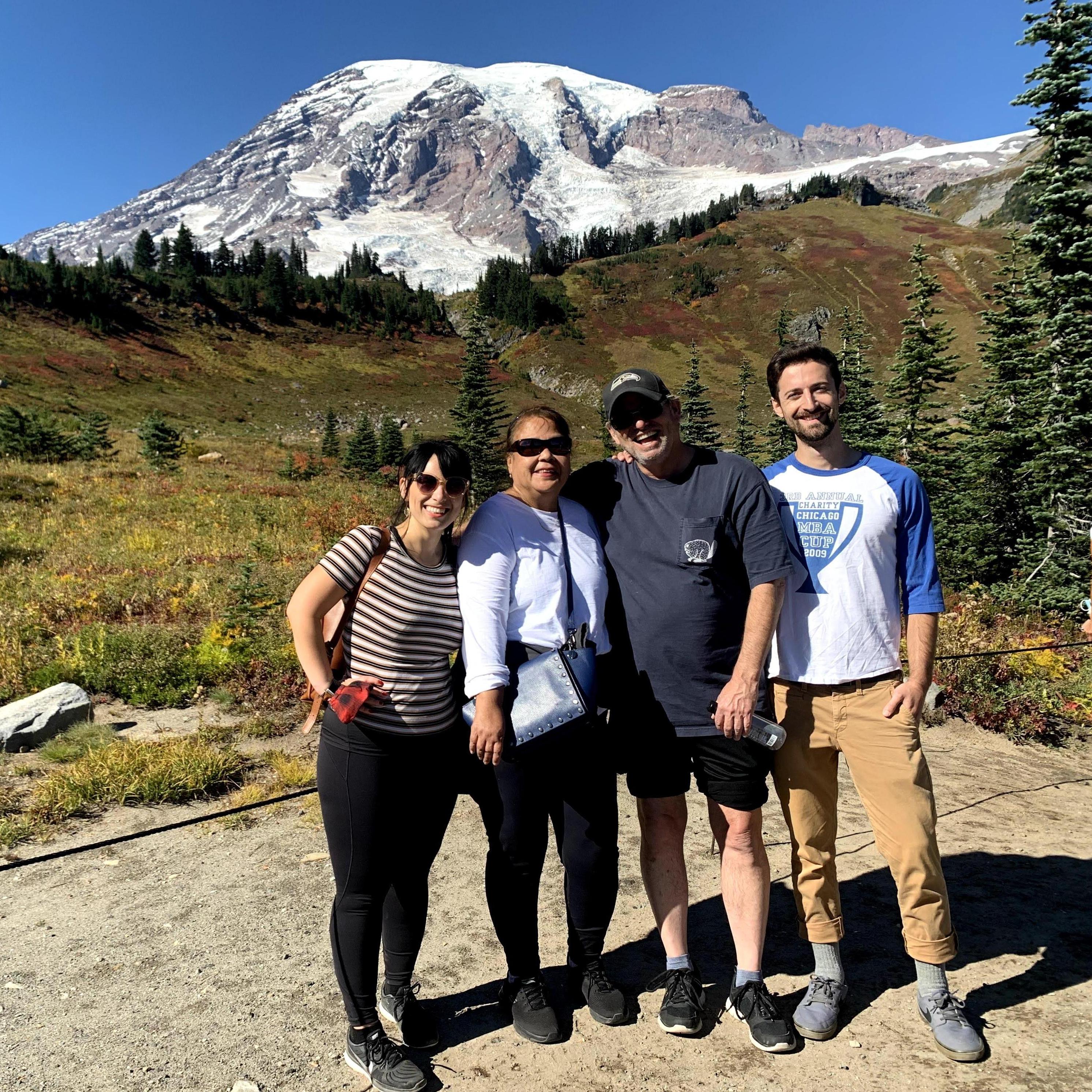The most beautiful lady in the world, Mount Rainier.