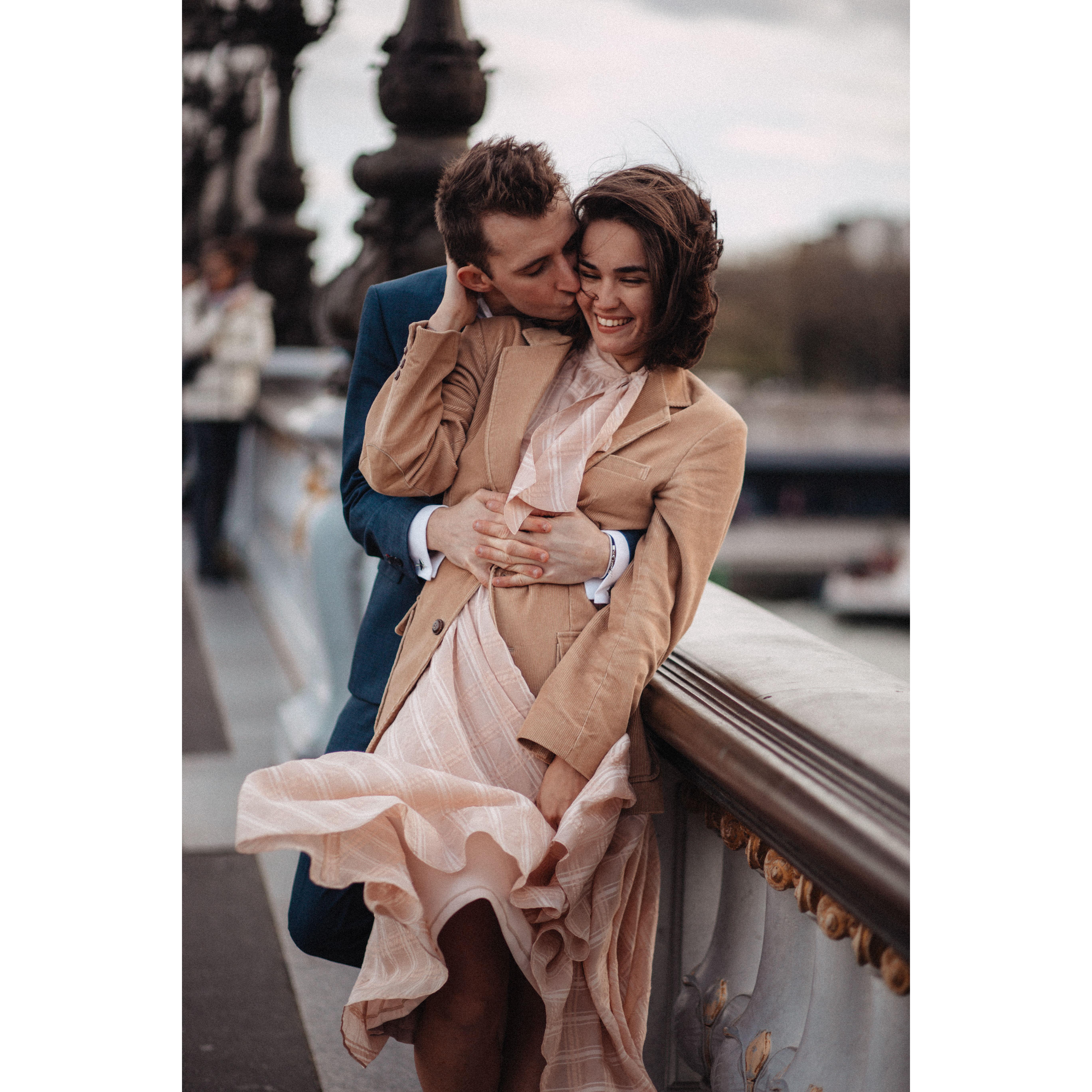 photos de fiançailles par notre amie super talentueuse, Dani, à Paris !