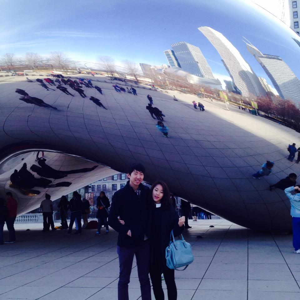 2013 spring - Start of the long distance relationship, from New Jersey to Chicago