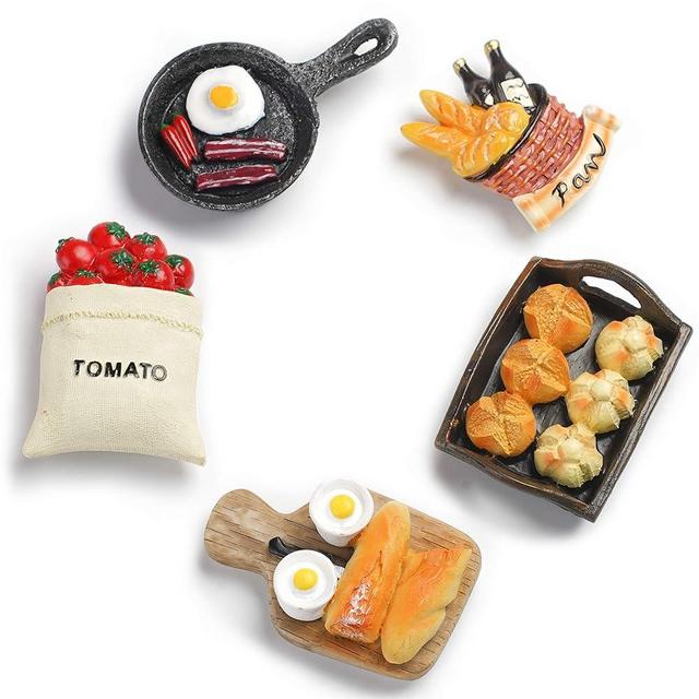 Aiuwo Refrigerator Magnets for Fridge Magnets,Cute Magnets Kitchen Decoration Kitchenware,Perfect for Refrigerators, Whiteboards, Maps and Other Magnetic Items (Kitchenware (5PCS))