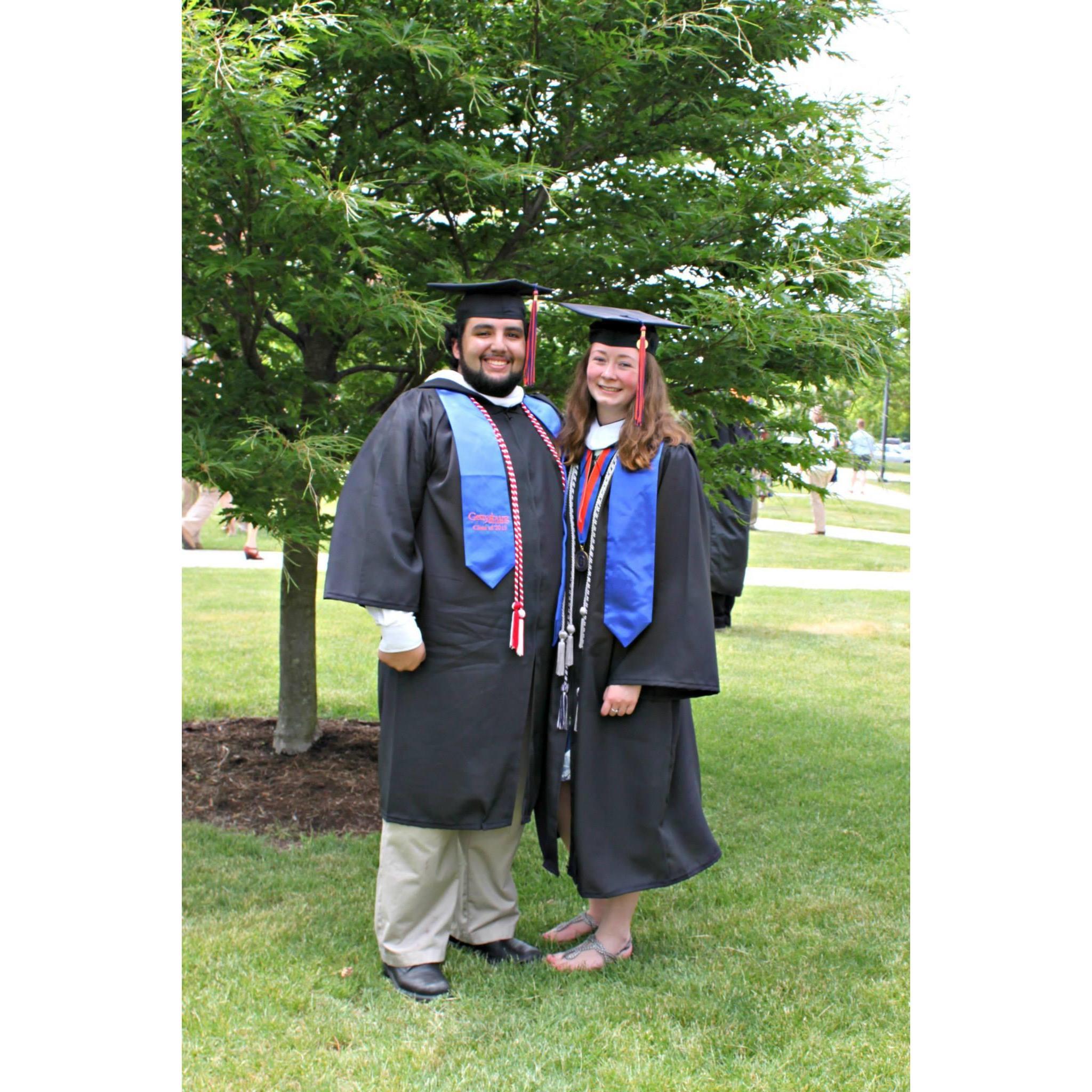 We graduated from Gettysburg College together in 2015!