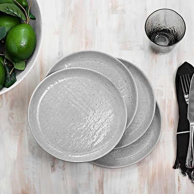 GREY speckle salad dishes
