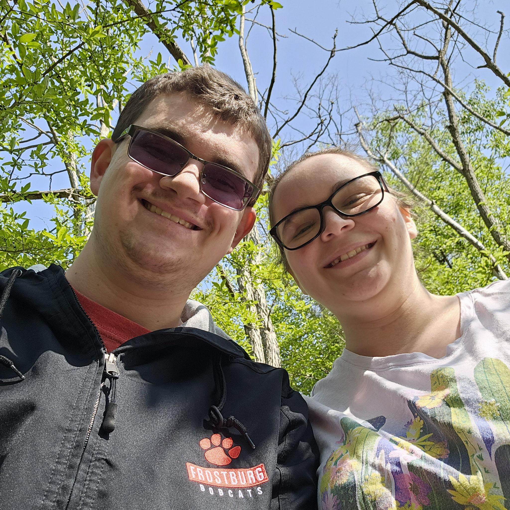 Josh came down to Frostburg and we went hiking.