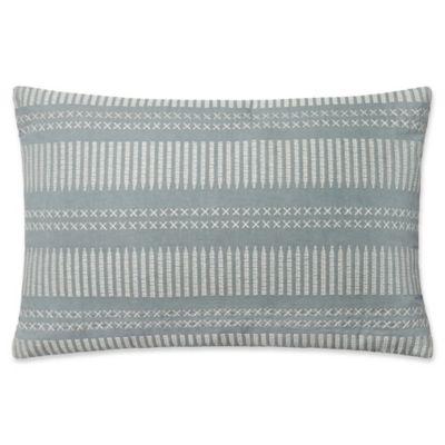 Magnolia Home by Joanna Gaines Isabelle Oblong Throw Pillow in Light Blue