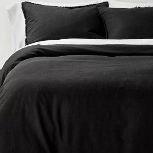 Heavyweight Linen Blend Duvet Cover & Pillow Sham Set - Casaluna™