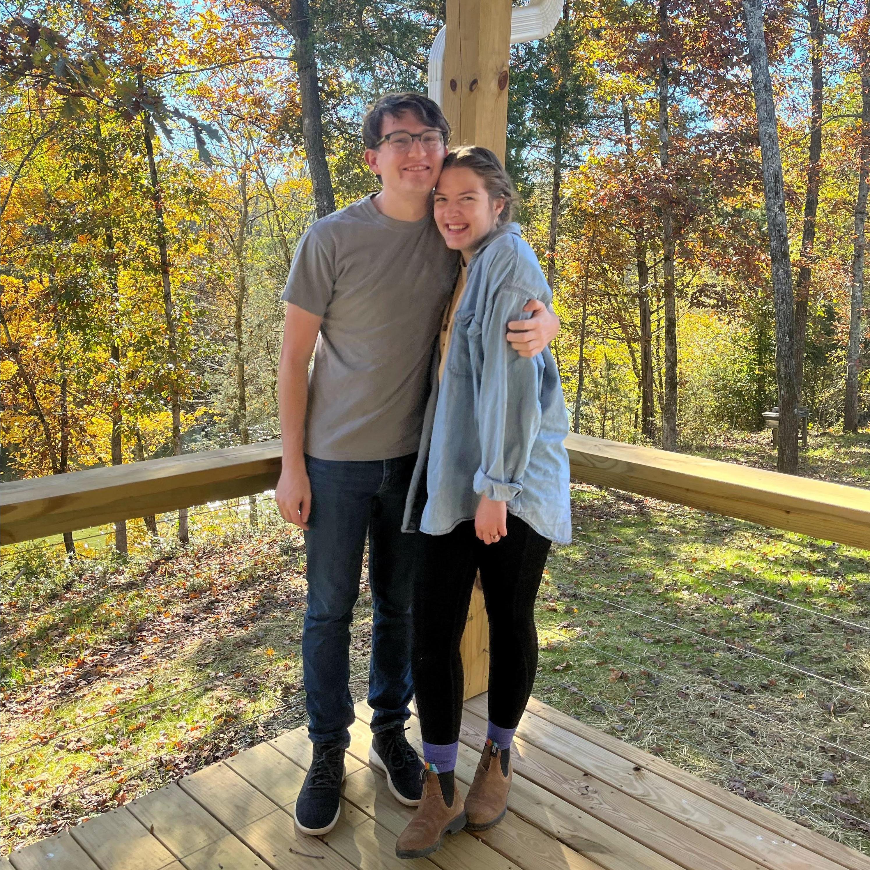 Fall-ing for each other.