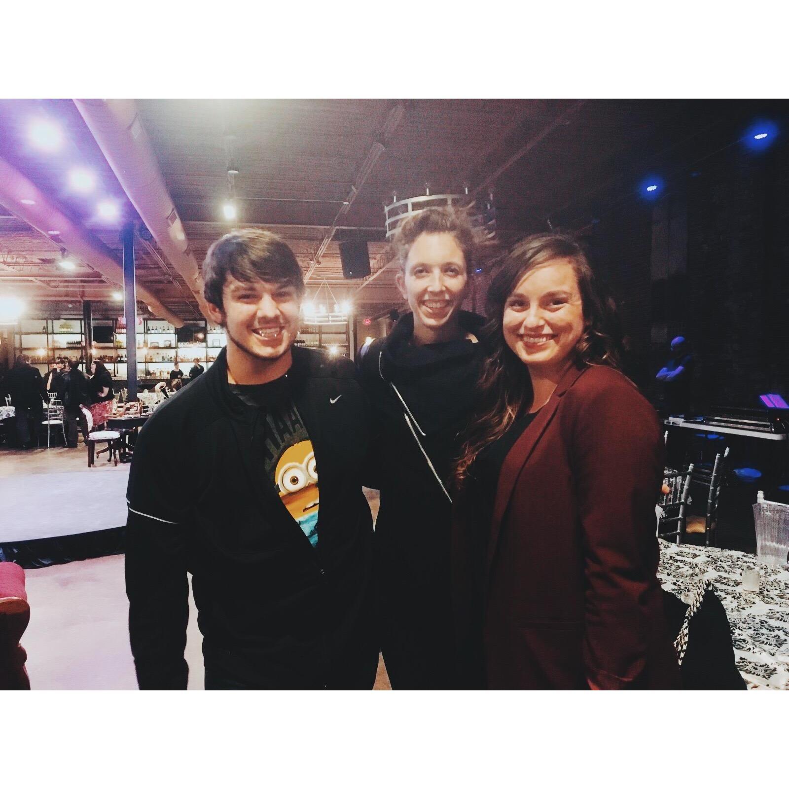 Alli was the box office manager for My Fair Lady. Chandler was in the ensemble, and our friend Caitie came to see it.