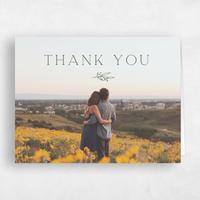 Green Wedding Thank You - Eldridge Photo