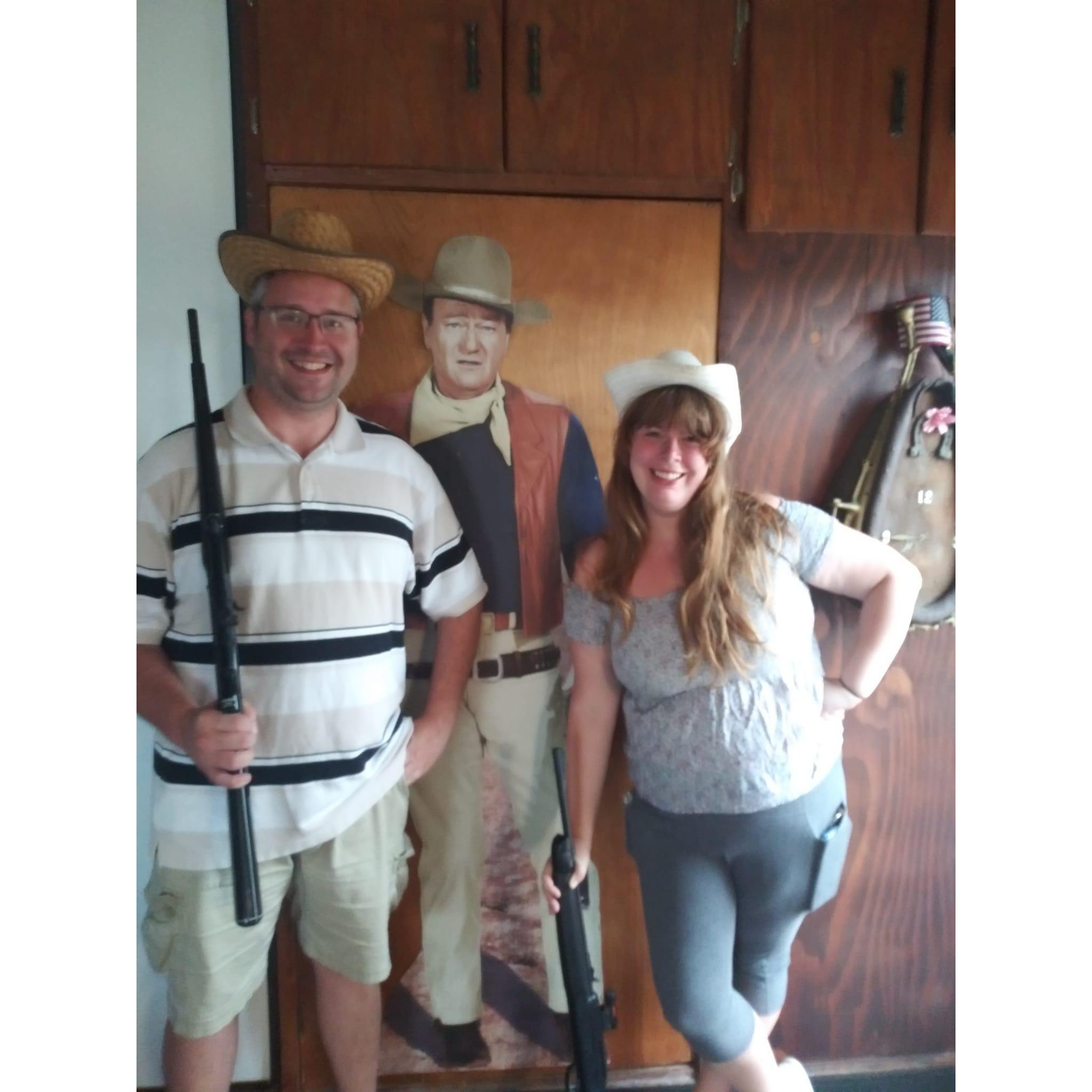 Our airbnb host implored us to take a customary picture with John Wayne, a tradition he invites all his guests to do (San Clemente, CA)