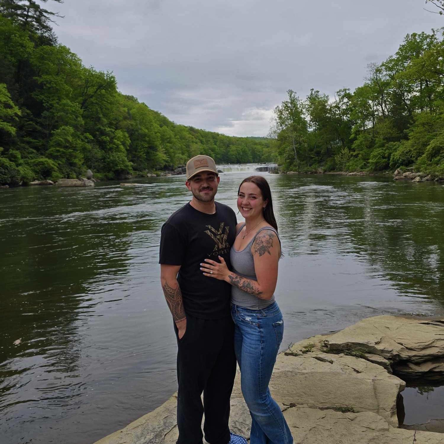 The day we got engaged!