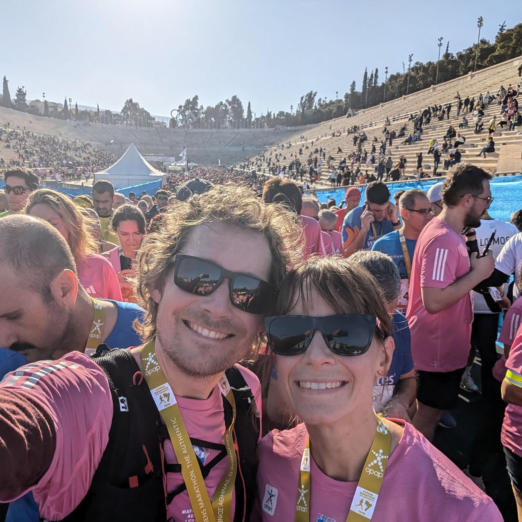 Athens Marathon Finish