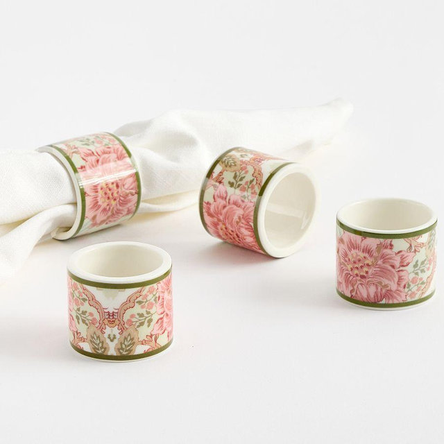 Kravet Arboretum Napkin Rings, Set of 4 - Multi