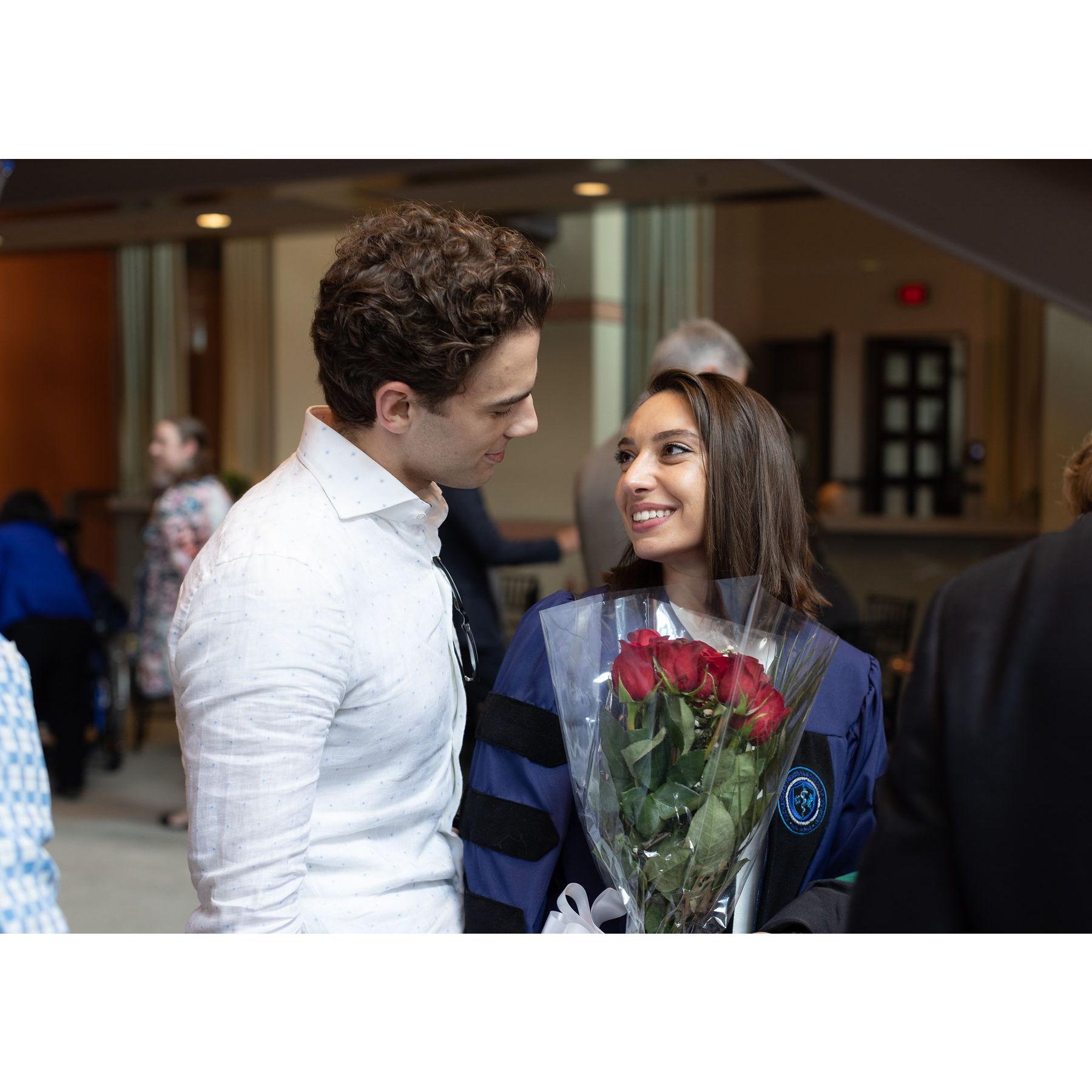 Christina's medical school graduation, June 2023