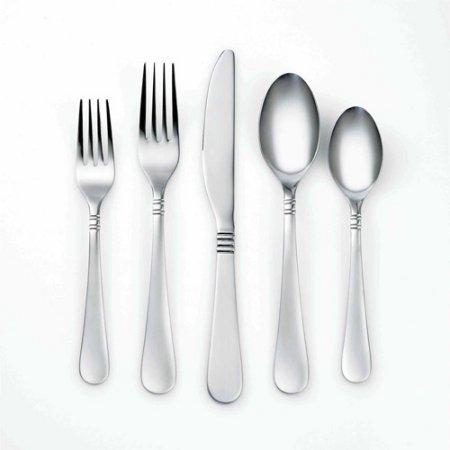 Corelle Coordinates 20-Piece Sarah Satin Flatware Set
