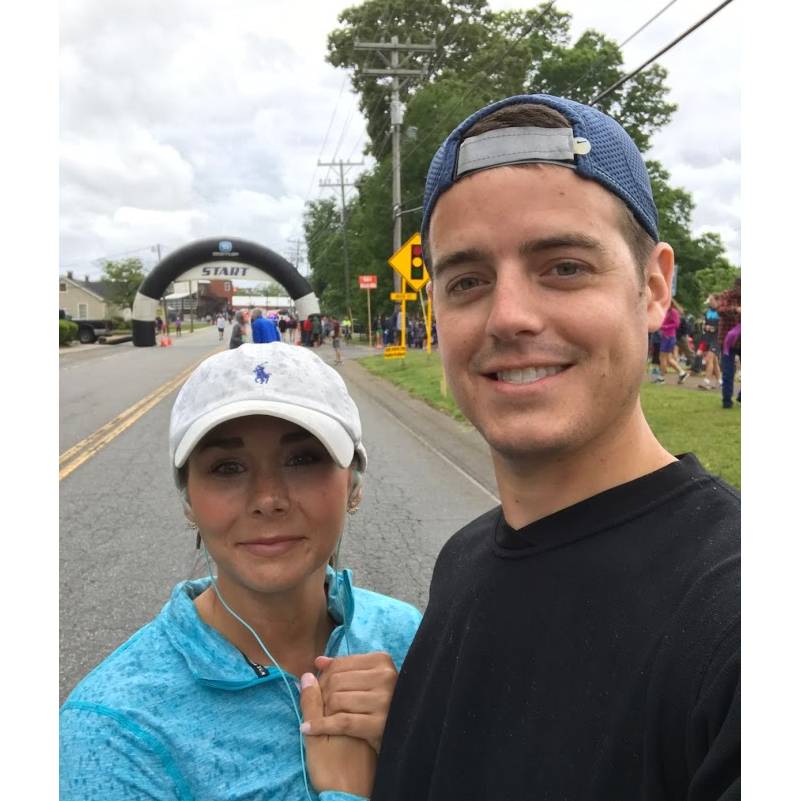 We were so fast we each won a t-shirt at this 5k.