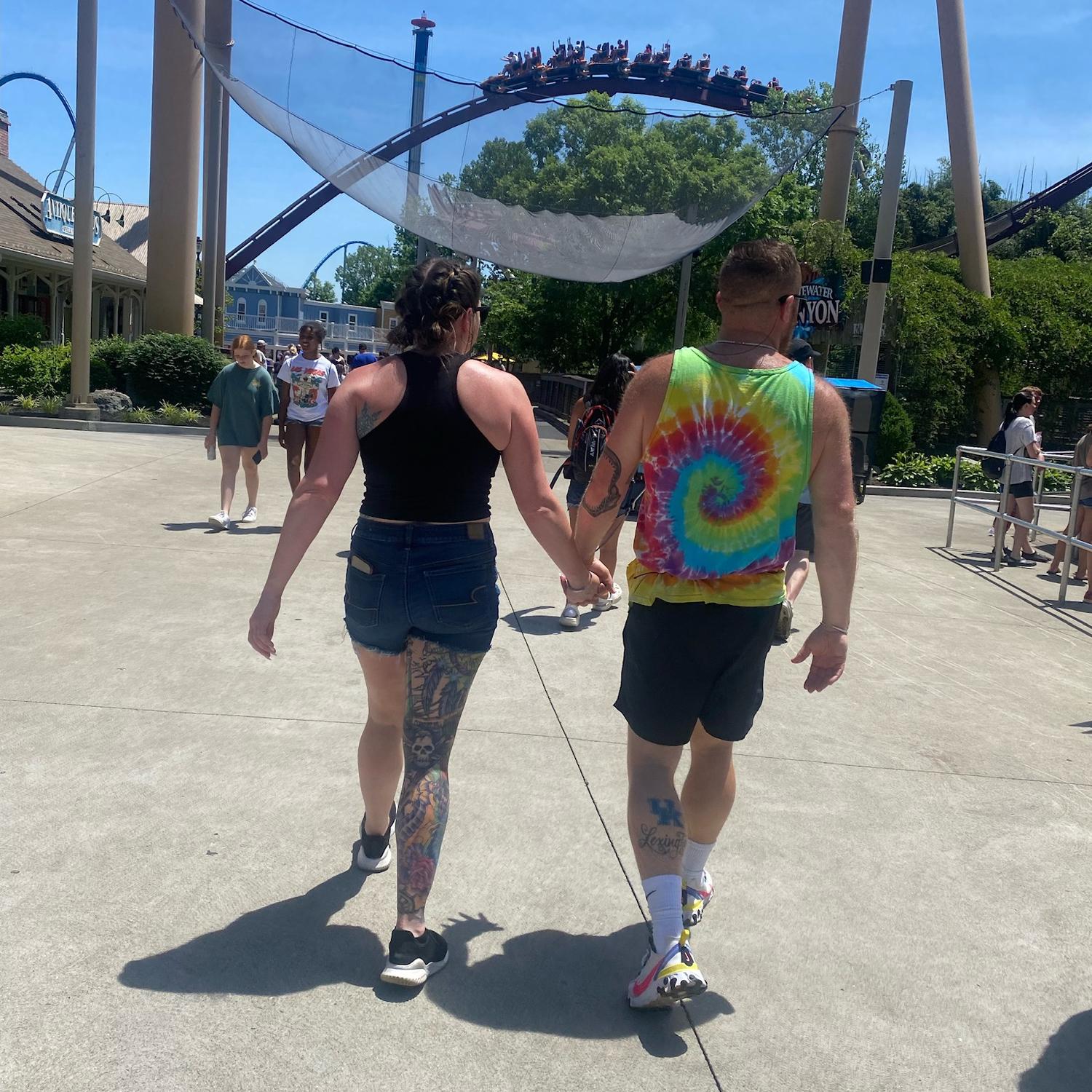 First picture of us ever as a couple.