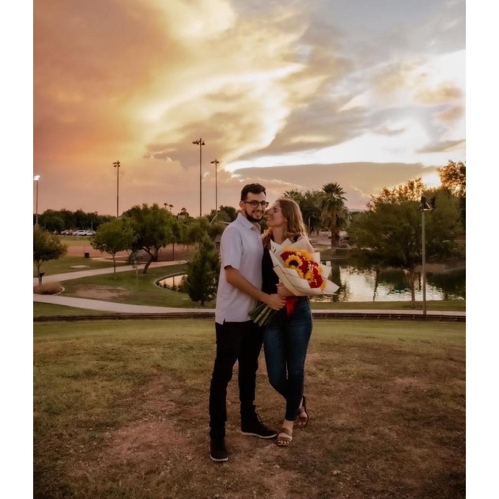 We're engaged!