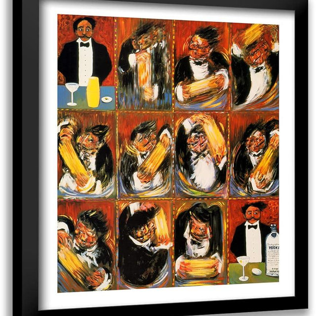ArtDirect Martini Yes by Guy Buffet 13x16 Framed Art Print