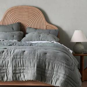Elysian Cross-Dyed Cotton Gauze Quilt