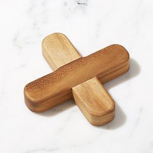 Square Acacia X Trivet