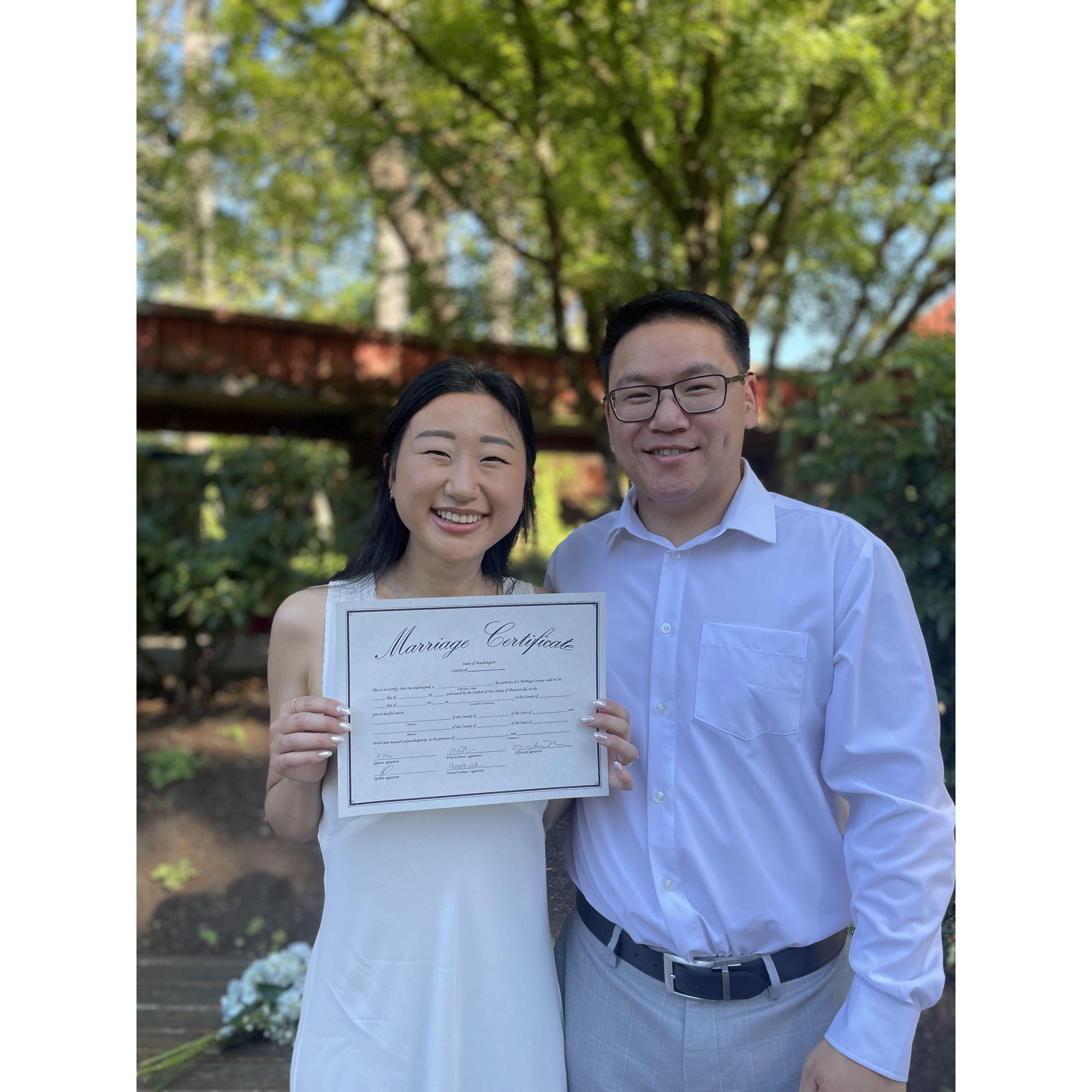 Officially Married!!!