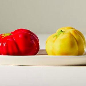 Rina Stoneware Salt & Pepper Shakers