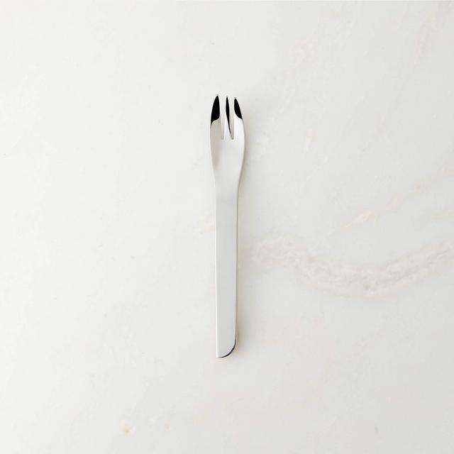 Lysia Polished Silver Dessert Fork