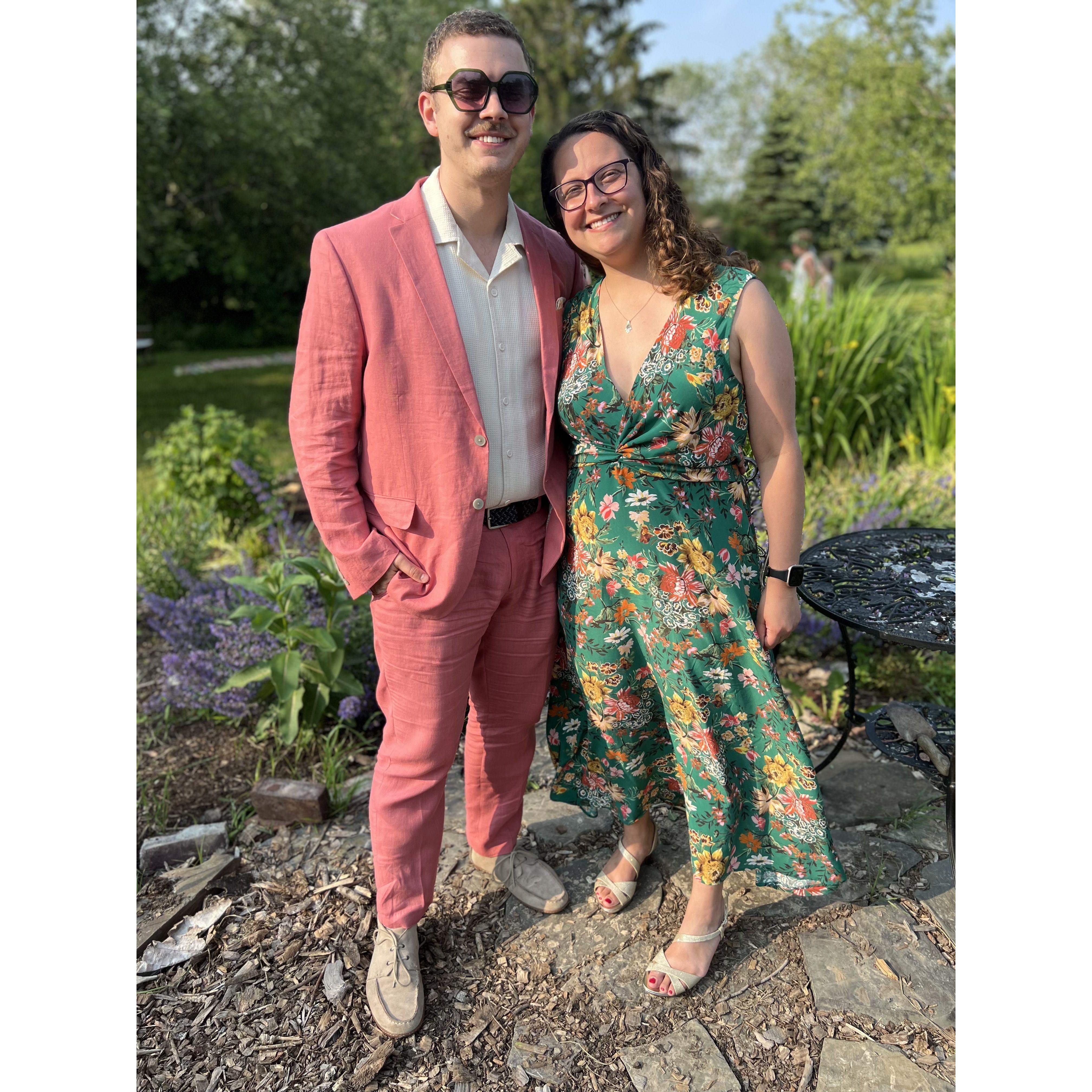 Celebrating the wedding of friends in Ithaca, NY