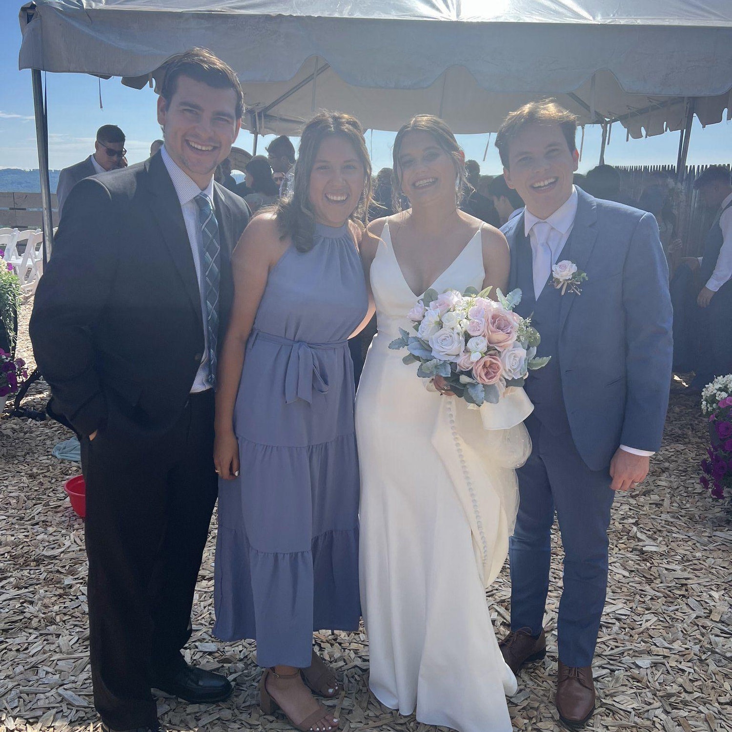 Erin and Sam wedding July 2024