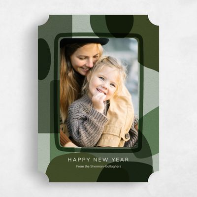 Green Ticket Holiday Card - Tamarack