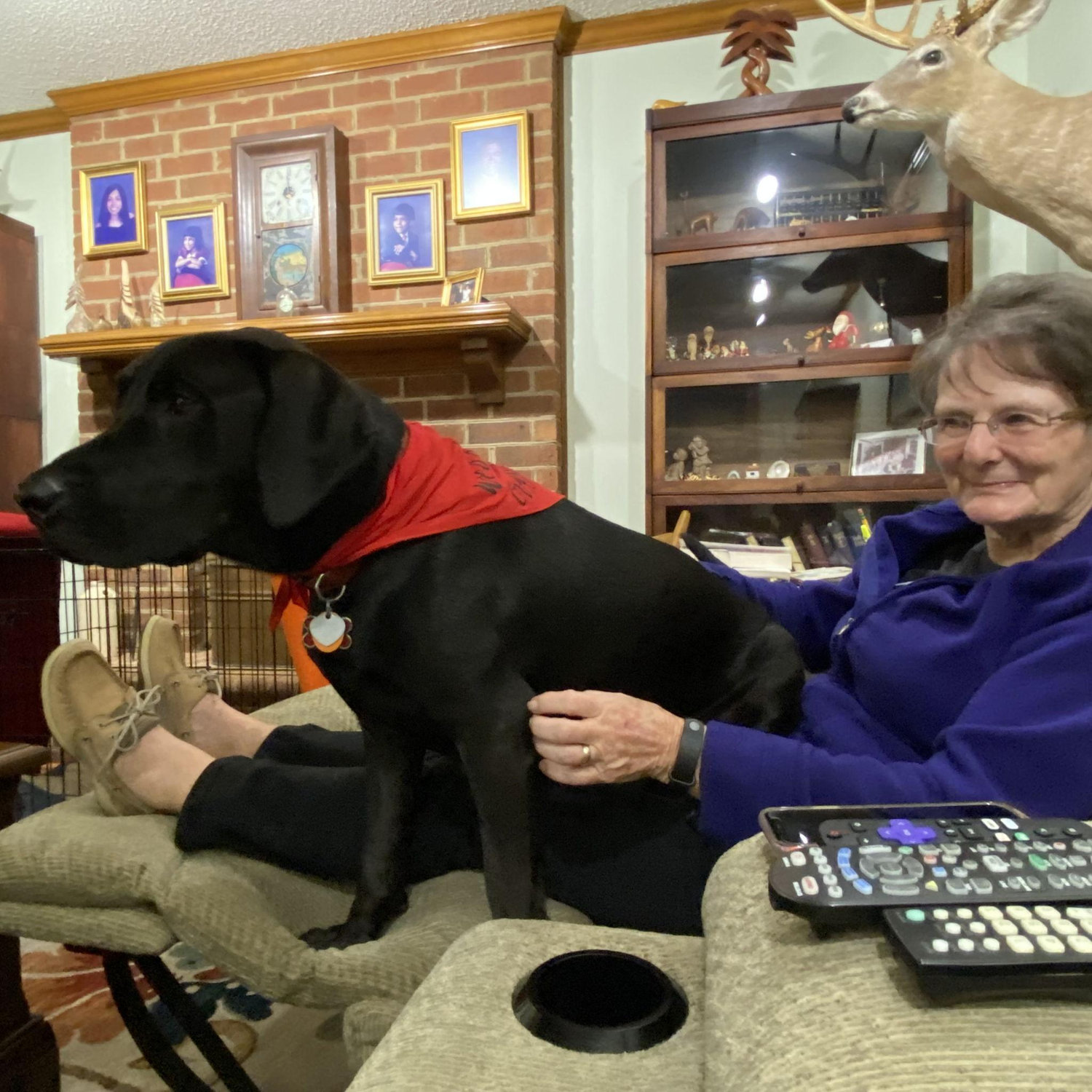 Trip and his grandma!